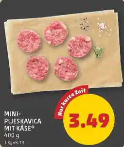 PENNY Mini- pljeskavica mit käse Angebot