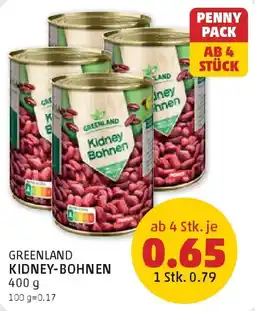 PENNY Greenland kidney bohnen Angebot