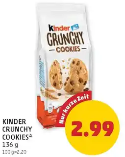 PENNY Kinder crunchy cookies Angebot