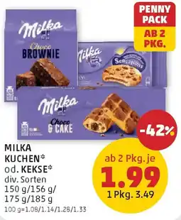 PENNY Milka kuchen od. kekse Angebot
