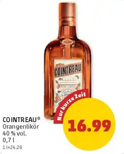 PENNY COINTREAU Orangenlikör 40% vol Angebot