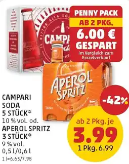 PENNY Campari soda 5 stück Angebot