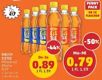 PENNY RAUCH EISTEE Pfirsich od. Zitrone Angebot