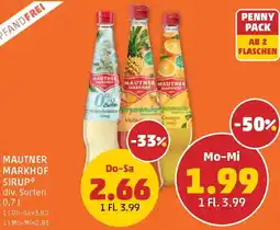 PENNY Mautner markhof sirup Angebot