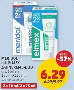 PENNY Meridol od. elmex zahncreme-duo Angebot