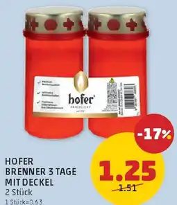 PENNY Hofer brenner 3 tage mit deckel Angebot