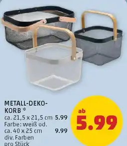 PENNY Metall-deko- korb Angebot