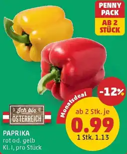 PENNY Paprika Angebot