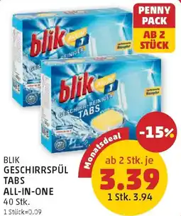 PENNY Blik geschirrspül tabs all-in-one Angebot