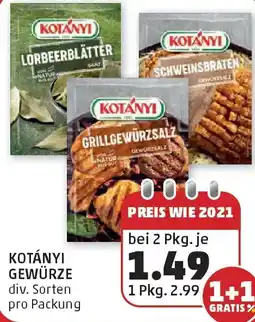 PENNY Kotányi gewürze Angebot