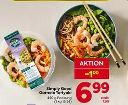 Billa Simply Good Garnele Teriyaki Angebot