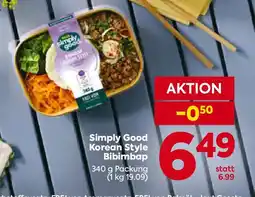 Billa Simply Good Korean Style Bibimbap Angebot