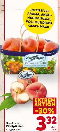 Billa San Lucar Plattpfirsich Angebot