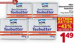 Billa nóm Österreichische Teebutter Angebot
