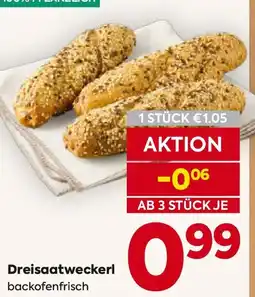 Billa Dreisaatweckerl Angebot