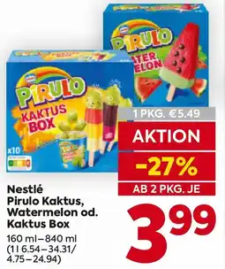 Billa Nestlé Pirulo Kaktus, Watermelon od. Kaktus Box Angebot