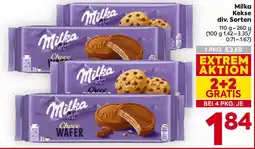Billa Milka Kekse div. Sorten Angebot