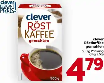 Billa clever Röstkaffee gemahlen Angebot