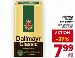 Billa Dallmayr Classic div. Sorten Angebot