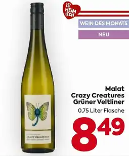 Billa Malat Crazy Creatures Grüner Veltliner Angebot
