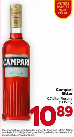 Billa Campari Bitter Angebot