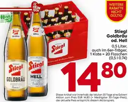 Billa Stiegl Goldbräu od. Hell Angebot