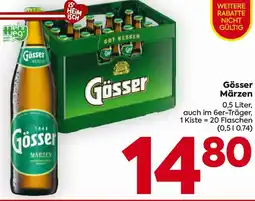 Billa Gösser Märzen Angebot