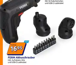 Action FERM Akkuschrauber Angebot