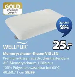 JYSK Wellpur Memoryschaum-Kissen VIGLEN Angebot
