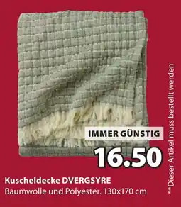 JYSK Kuscheldecke DVERGSYRE Angebot