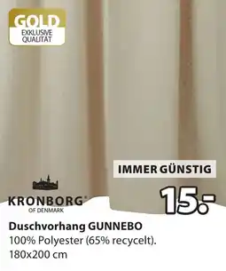 JYSK Duschvorhang GUNNEBO Angebot