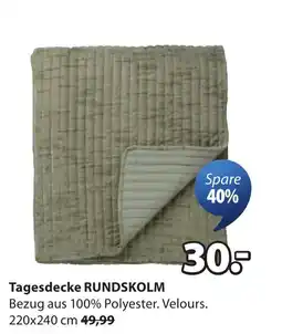 JYSK Tagesdecke RUND SKOLM Angebot