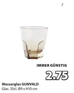 JYSK Wasserglas GUNVALD Angebot