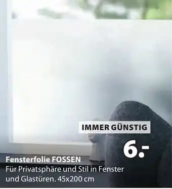 JYSK Fensterfolie FOSSEN Angebot