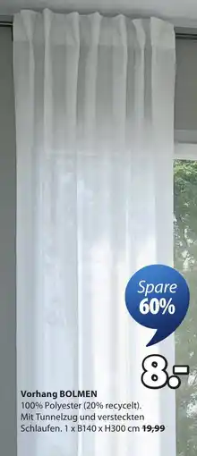 JYSK Vorhang BOLMEN Angebot