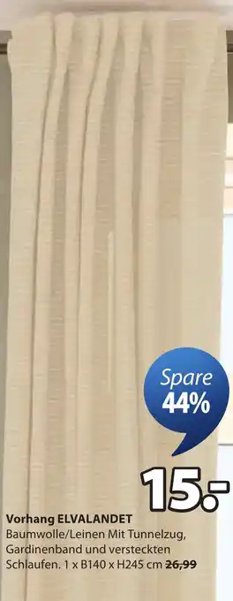 Vorhang ELVALANDET