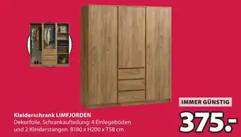 JYSK Kleiderschrank LIMFJORDEN Angebot