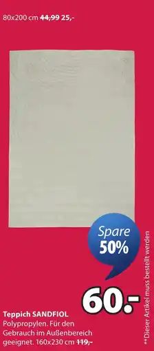 JYSK Teppich SANDFIOL Angebot