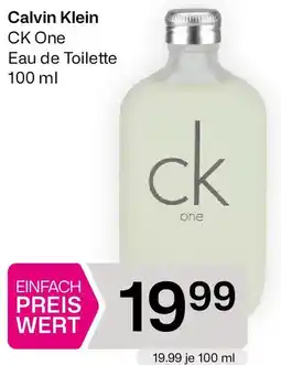 Bipa Calvin Klein CK One Eau de Toilette Angebot
