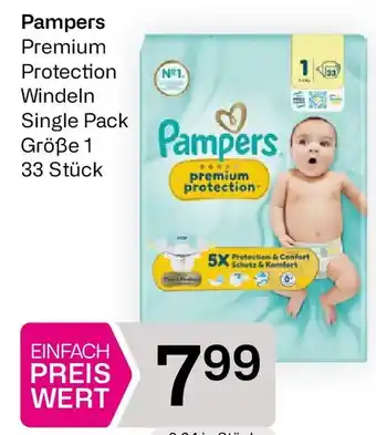 Bipa Pampers Premium Protection Windeln Angebot