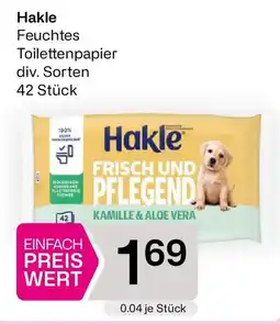 Bipa Hakle Feuchtes Toilettenpapier Angebot