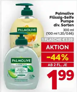 Billa Palmolive Flüssig-Seife Pumpe Angebot