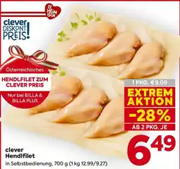 Billa Clever hendlfilet Angebot