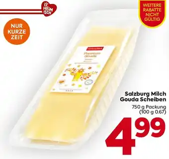 Billa Salzburg Milch Gouda Scheiben Angebot