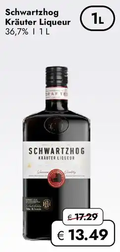 Travel FREE Schwartzhog Kräuter Liqueur 36.7% Angebot