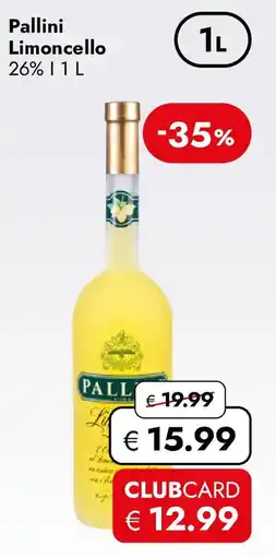Travel FREE Pallini Limoncello 26% Angebot