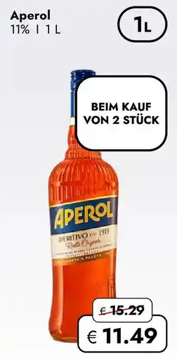 Travel FREE Aperol 11% Angebot