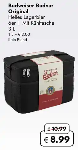 Travel FREE Budweiser Budvar Original Helles Lagerbier Angebot