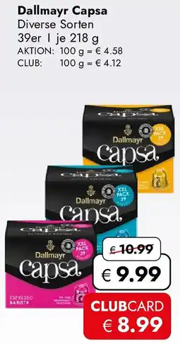 Travel FREE Dallmayr Capsa Angebot