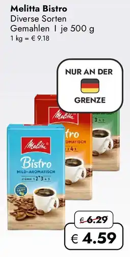 Travel FREE Melitta Bistro Angebot
